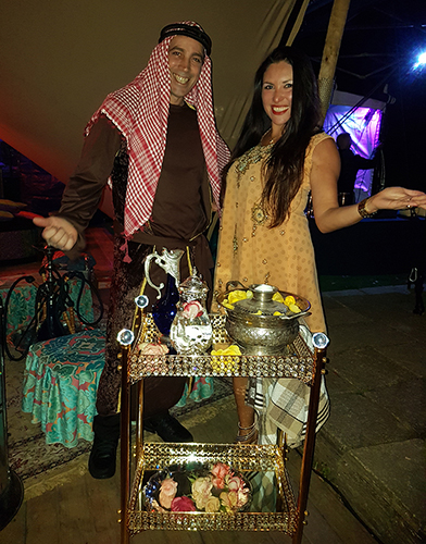 Oosters thema feest voor bedrijfsfeest